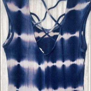 Womans maxi tiedye dress